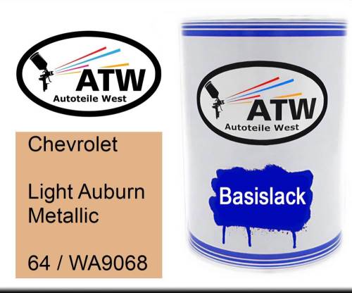 Chevrolet, Light Auburn Metallic, 64 / WA9068: 500ml Lackdose, von ATW Autoteile West.